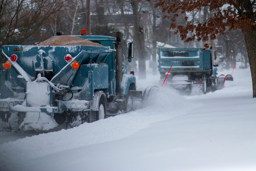 Commercial Snow Removal Services by LandSharx Snow Removal.